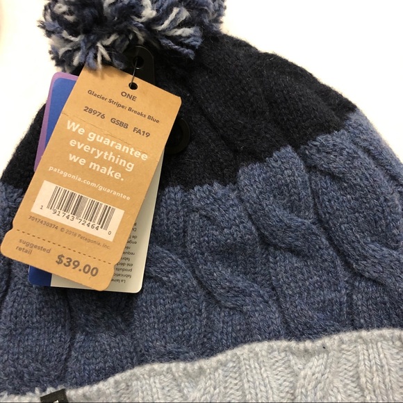 🆕 Patagonia Fleece Lined Pom Beanie ⭐️ NWT 🆕 - Picture 4 of 6